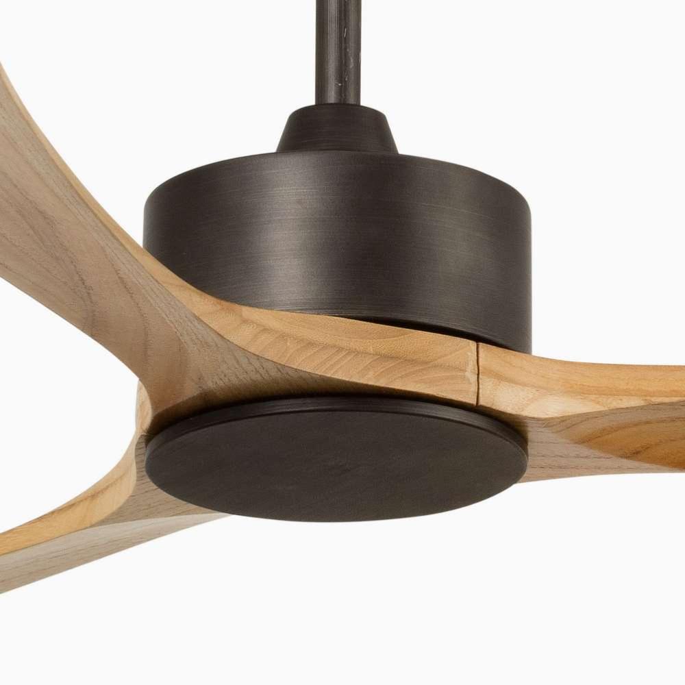 ventilateur de plafond Ventilateur de plafond KAUAI pales bois massif Faro Lumisign