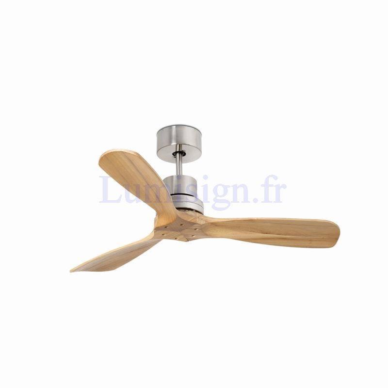ventilateur de plafond Ventilateur de plafond MINI LANTAU pin massif Faro Lumisign