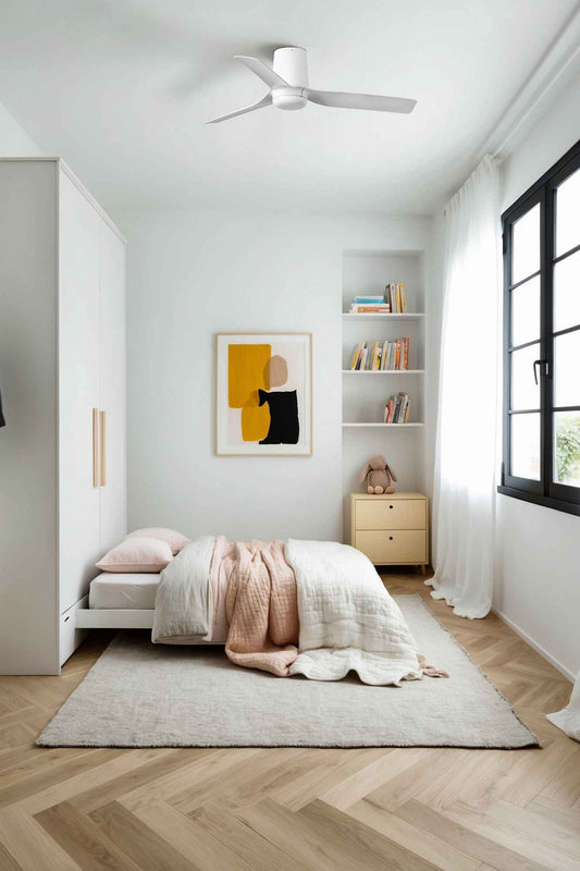 Ventilateur de plafond mini PUNT TUB blanc