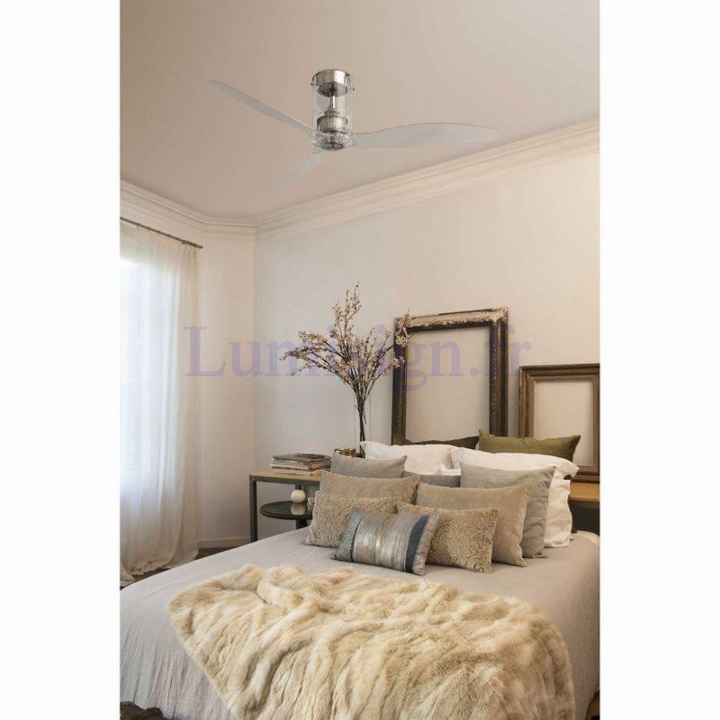 MINI TUBE FAN est un ventilateur de plafond contemporain parfait pour les pièces entre 13 m2 et 17 m2. Télécommande incluse.