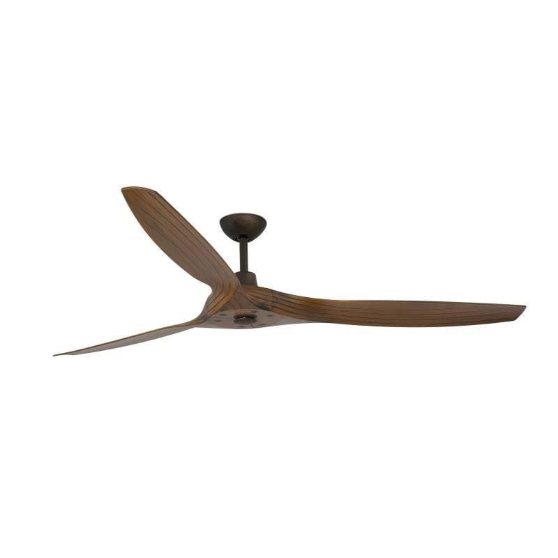 ventilateur de plafond Ventilateur de plafond MOREA marron pales finition noyer Faro Lumisign