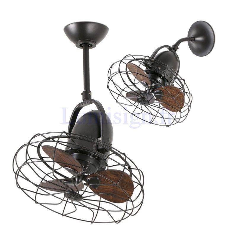 ventilateur de plafond Ventilateur de plafond ou mural oscillant KEIKI Faro Lumisign