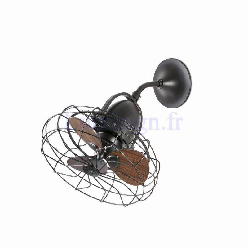 ventilateur de plafond Ventilateur de plafond ou mural oscillant KEIKI Faro Lumisign