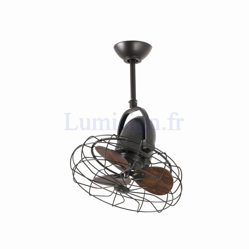 ventilateur de plafond Ventilateur de plafond ou mural oscillant KEIKI Faro Lumisign