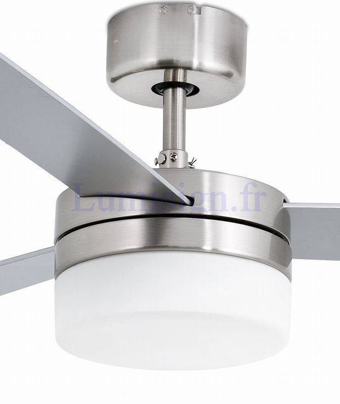 ventilateur de plafond Ventilateur de plafond PANAY nickel mat Faro Lumisign