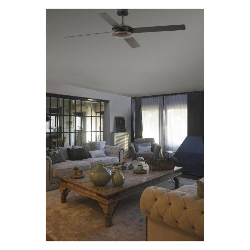 ventilateur de plafond Ventilateur de plafond POLEA Faro Lumisign