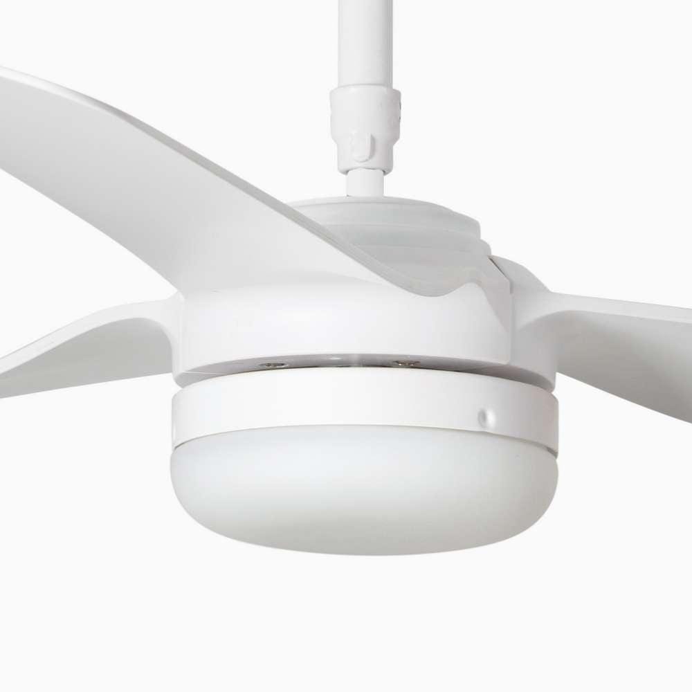 ventilateur de plafond Ventilateur de plafond PUNT blanc avec luminaire Faro Lumisign