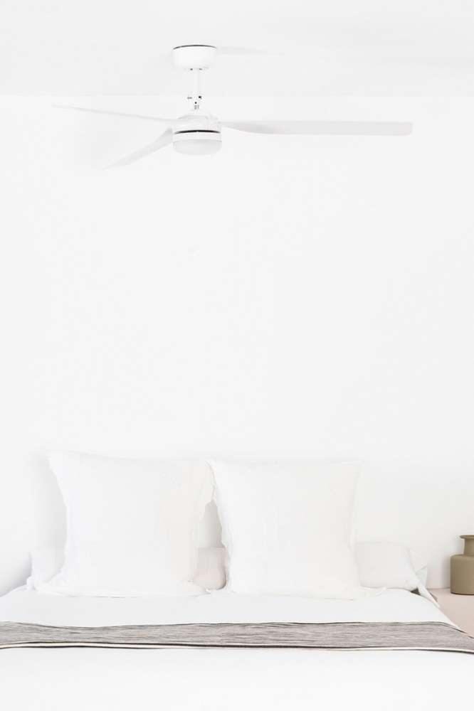 ventilateur de plafond Ventilateur de plafond PUNT blanc avec luminaire Faro Lumisign