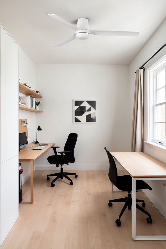 Ventilateur de plafond PUNT TUB Ø 1300 mm blanc