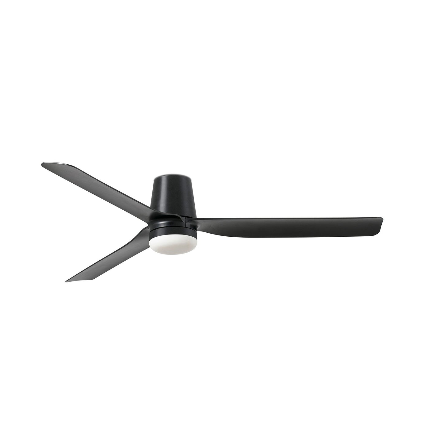 Ventilateur de plafond PUNT TUB Ø 1300 mm noir avec luminaire