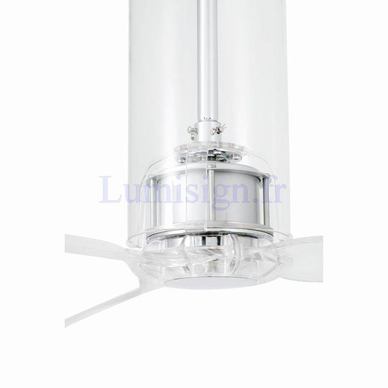ventilateur de plafond Ventilateur de plafond TUBE transparent Faro Lumisign