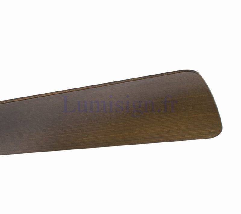 ventilateur de plafond Ventilateur de plafond WINCHE chrome avec luminaire Faro Lumisign