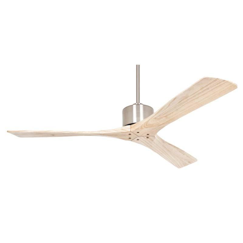 ventilateur de plafond Ventilateur de plafond Zambelis 19142 nickel-mat pales bois naturel Zambelis Lumisign