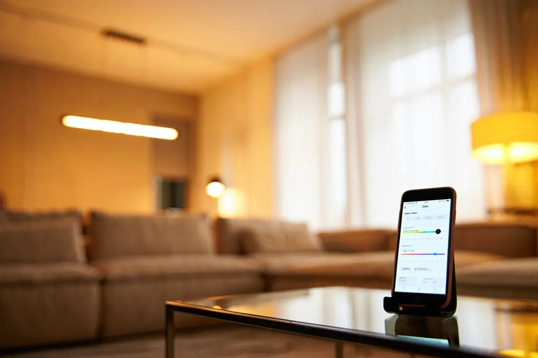Éclairage connecté : lampe et luminaire pilotables à distance