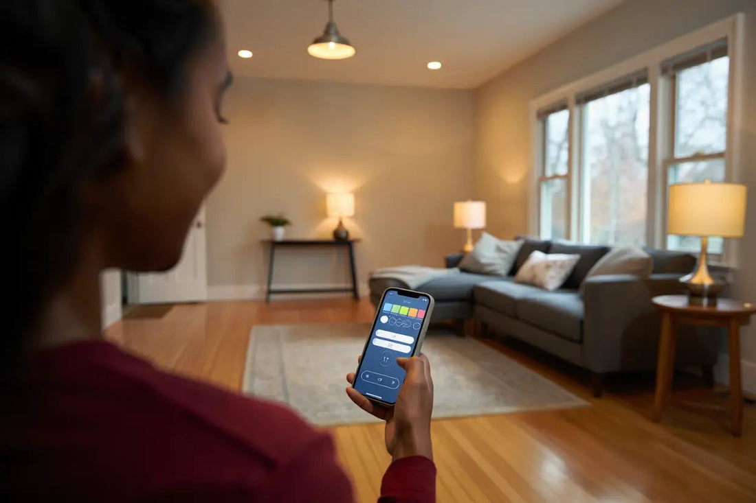 Éclairage connecté : pilotez vos lumières via smartphone