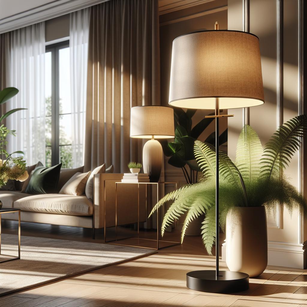Lampadaires de salon : entre fonctionnalité et esthétique - Lumisign