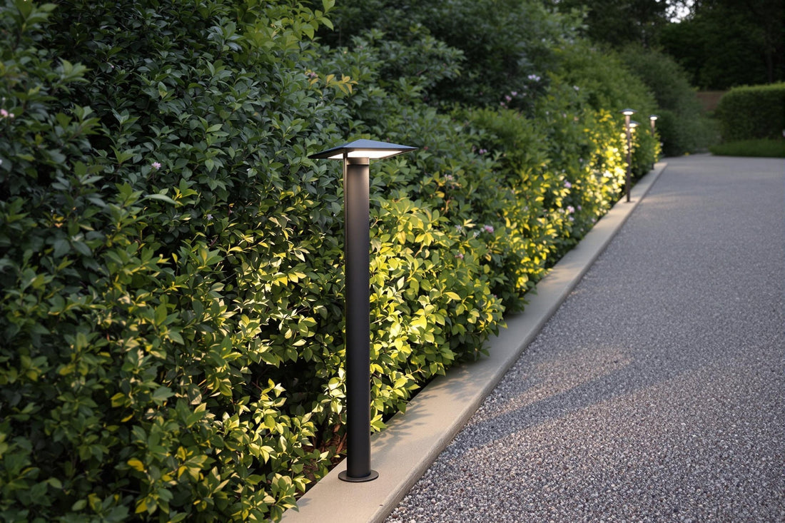 Lampadaire extérieur 2m : lampe LED jardin et installation durable