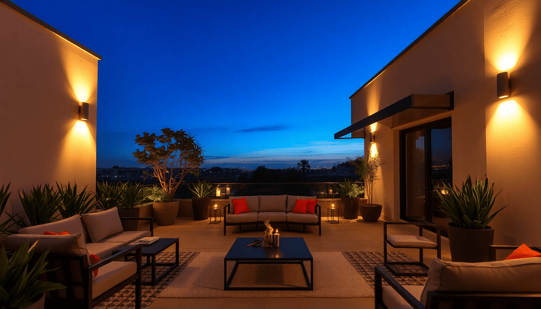 luminaires extérieurs pour terrasse