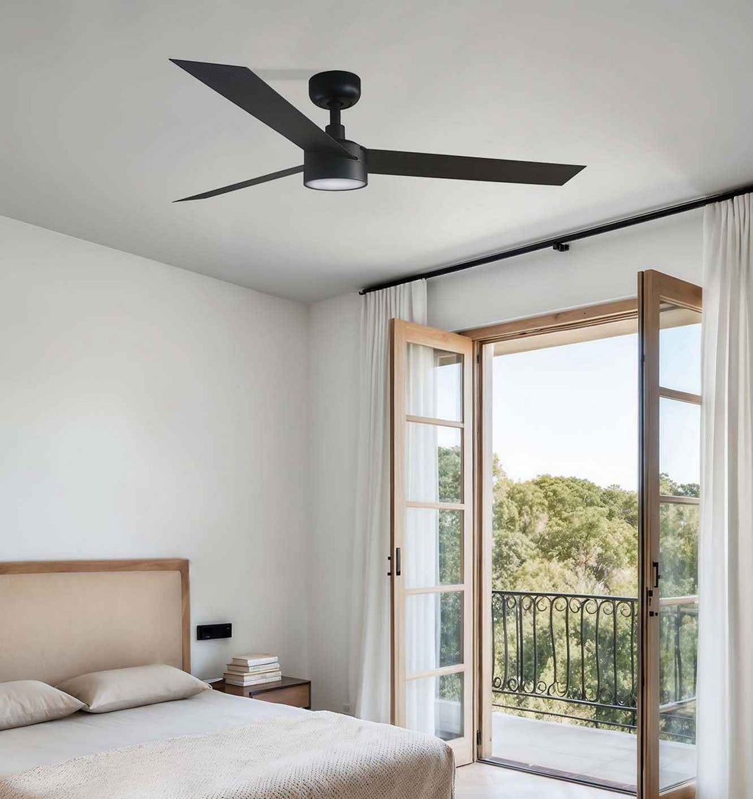 Ventilateur de plafond avec tige plus longue