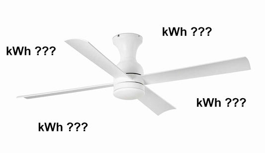 La consommation énergétique d'un ventilateur de plafond