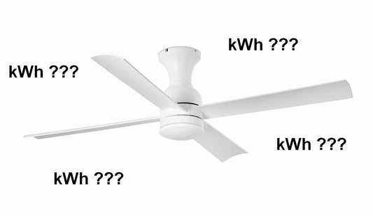 La consommation énergétique d'un ventilateur de plafond - Lumisign