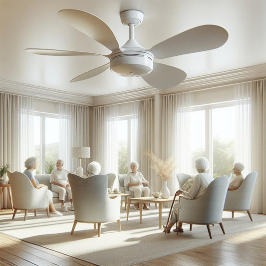 ventilateurs de plafond dans les maisons de retraite