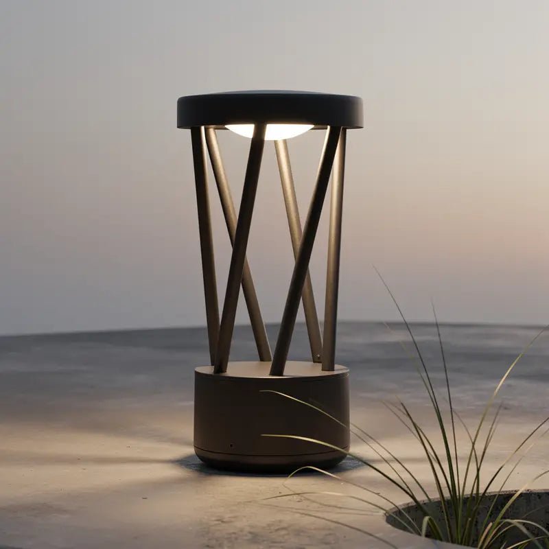 Détail de la borne LED extérieure TWIST-1 300 mm | Éclairage jardin IP65