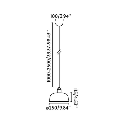 Suspension TATAWIN-M opale