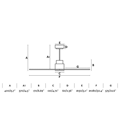Ventilateur de plafond NASSAUventilateur de plafond - Lumisign