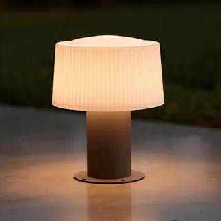 Borne extérieure Faro Muffin-P gris | Éclairage E27