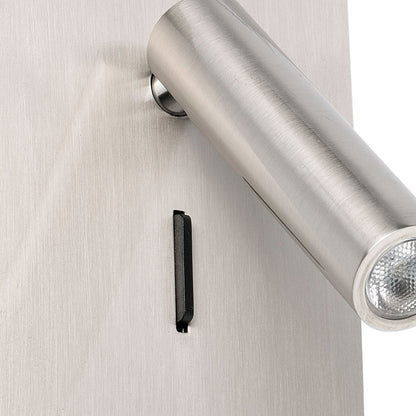 Applique liseuse encastrable SUAU nickel mat