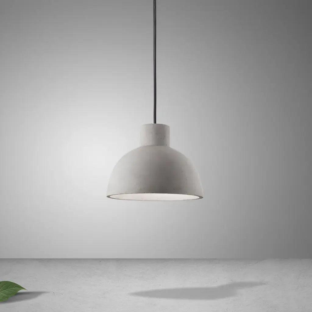 Vue d'ensemble de la suspension en béton OIL-5 : Élégance industrielle pour votre intérieur