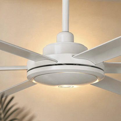 Détail ventilateur de plafond ROTTERDAM XL blanc Ø 200 cm
