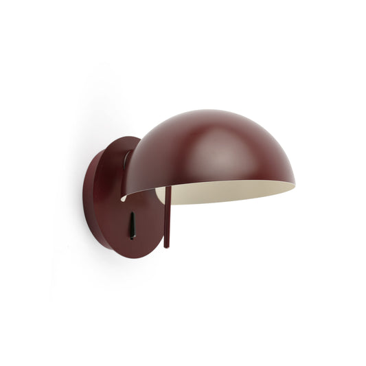 Applique murale MATILDA grenat - Lampe murale design avec abat-jour rotatif