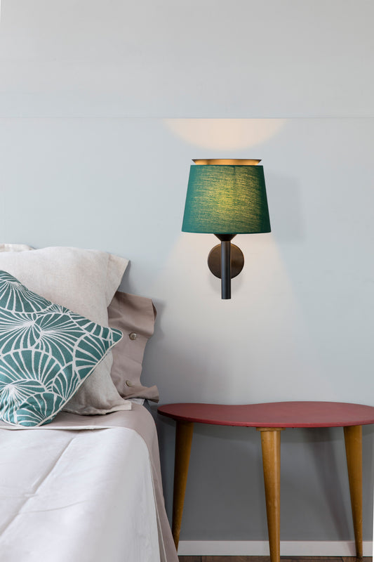 Applique murale SAVOY noire et verte - Éclairez vos murs avec style grâce à cette lampe
