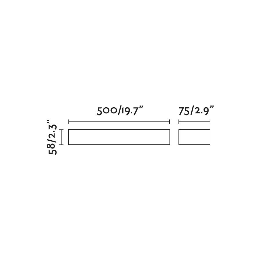 Applique extérieure LED DORO-28 anthracite