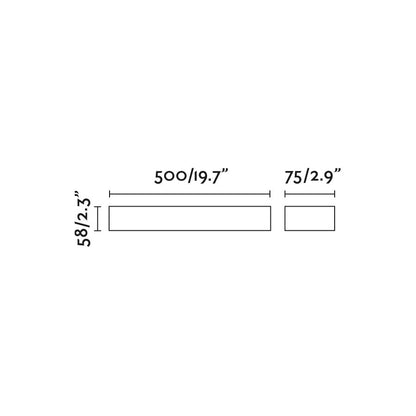 Applique extérieure LED DORO-28 anthracite