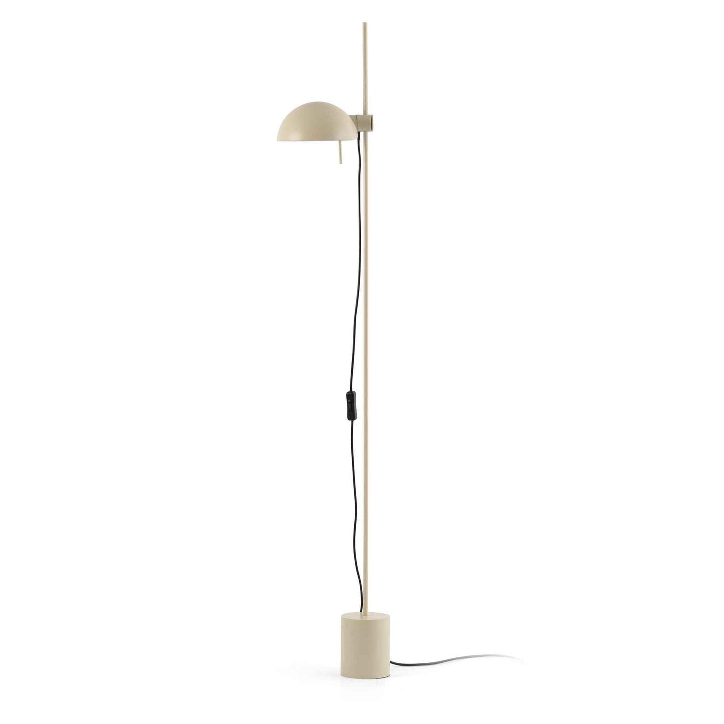 lampadaire de salon beige réglable en hauteur