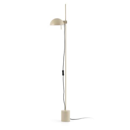 lampadaire de salon beige réglable en hauteur