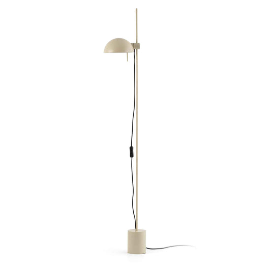 lampadaire de salon beige réglable en hauteur
