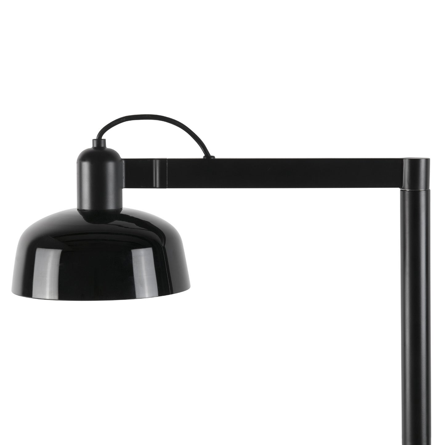 Lampadaire TATAWIN noir verre noir