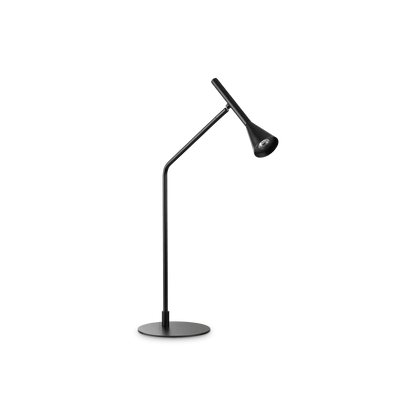 Lampe à poser LED DIESIS noire - Éclairage LED 6.5W économique et design en métal noir. Suspension réglable pour un éclairage parfait.