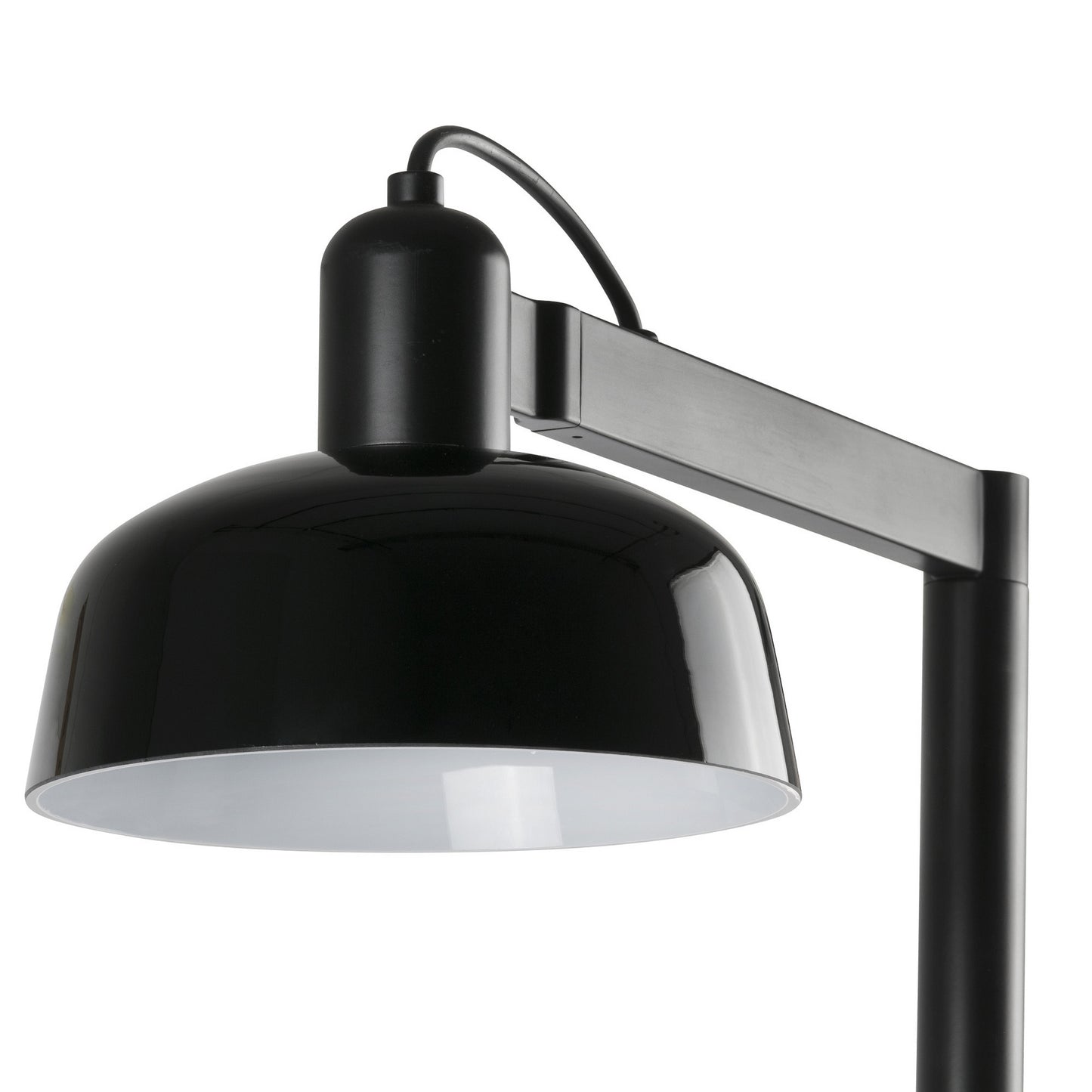 Lampe de table TATAWIN noir verre noir