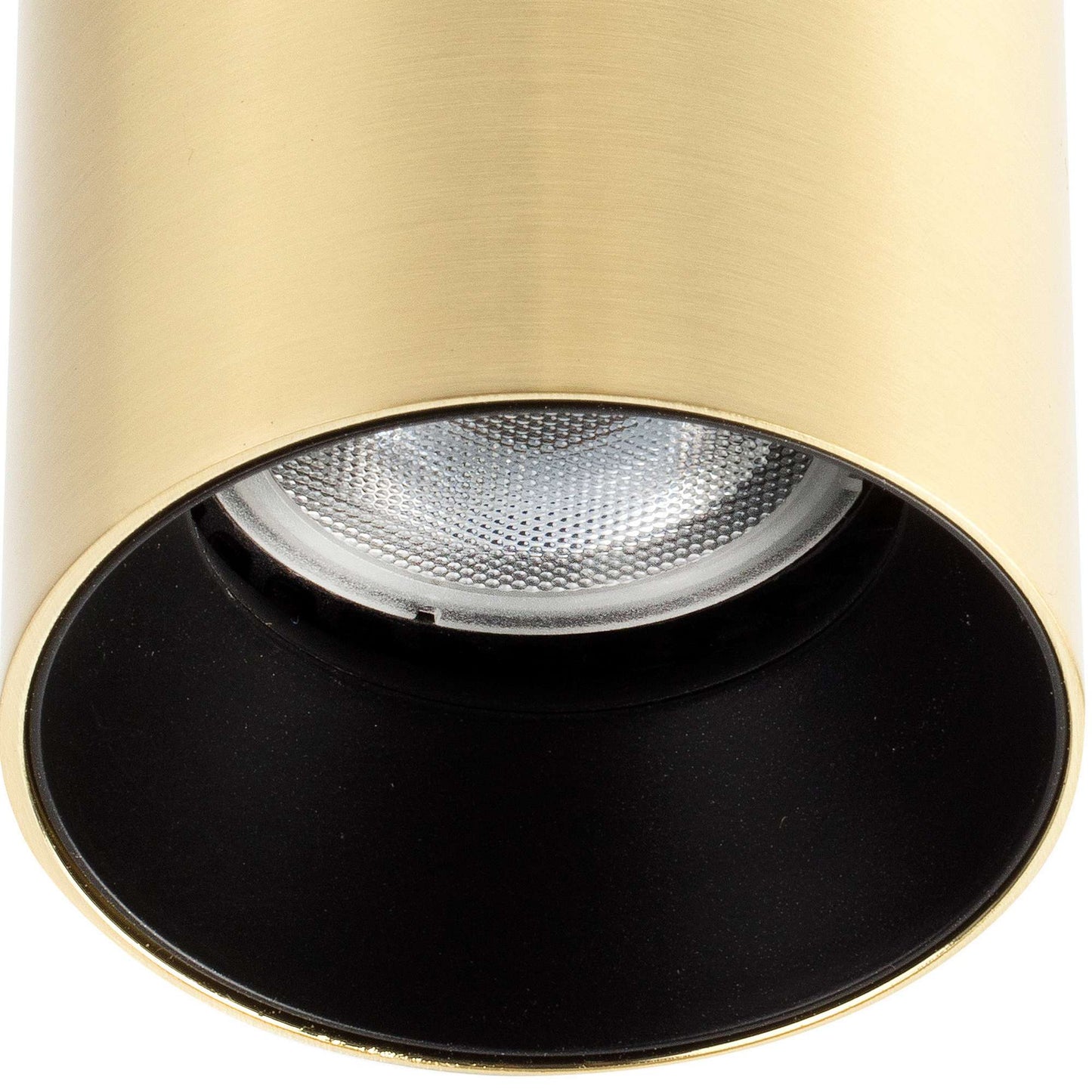 Détail Spot plafond en saillie STAN or satin