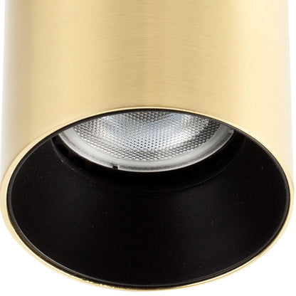 Détail Spot plafond en saillie STAN or satin