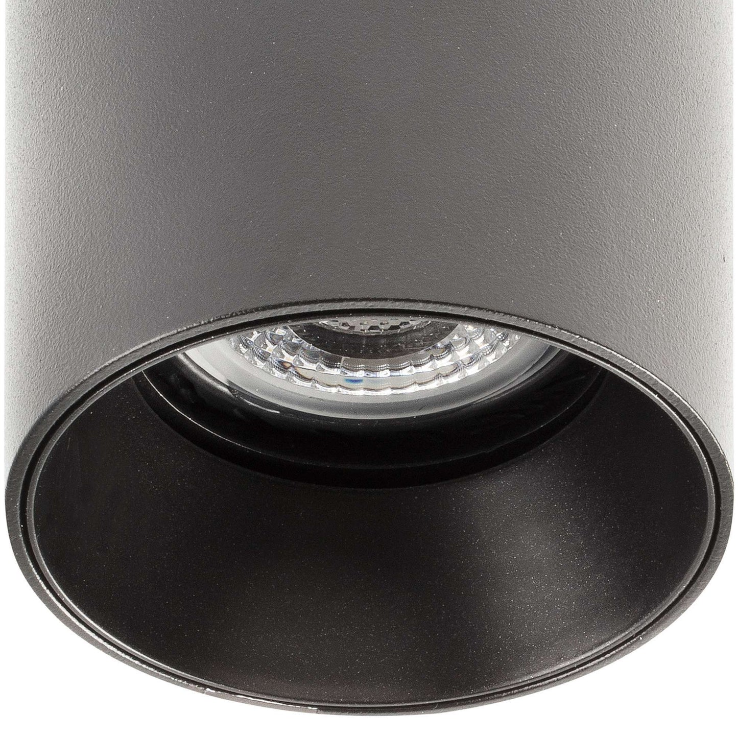 Détail Spot plafond en saillie STAN noir mat