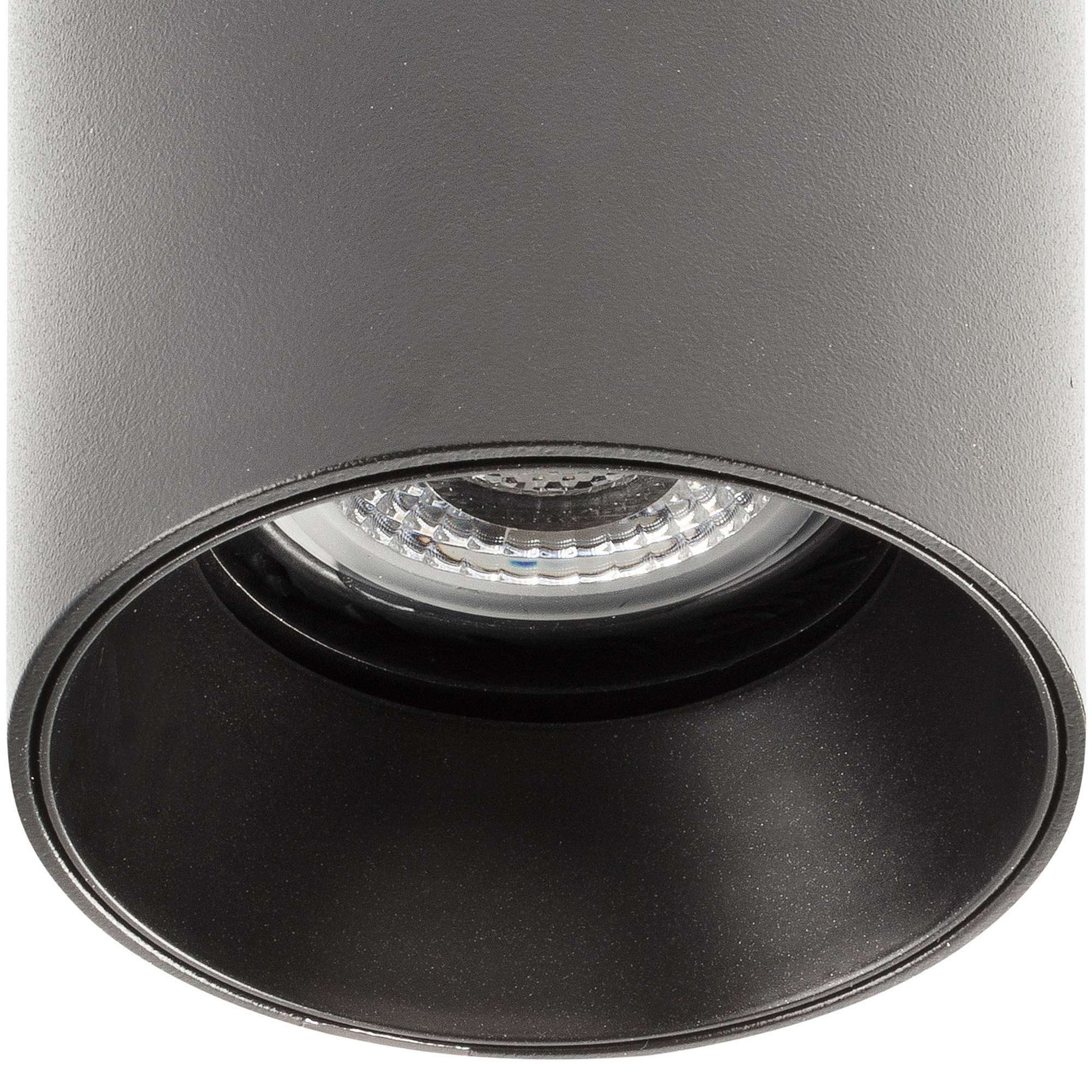 Détail Spot plafond en saillie STAN noir mat