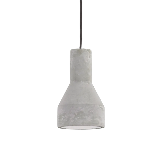 Suspension en béton OIL-1 - Élégante suspension en béton avec hauteur ajustable jusqu'à 2250 mm. Structure en métal noir mat pour un style moderne.