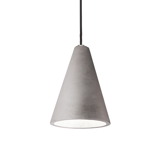 Suspension en béton OIL-2 - Design robuste avec structure en béton et métal noir mat. Hauteur ajustable jusqu’à 2200 mm.