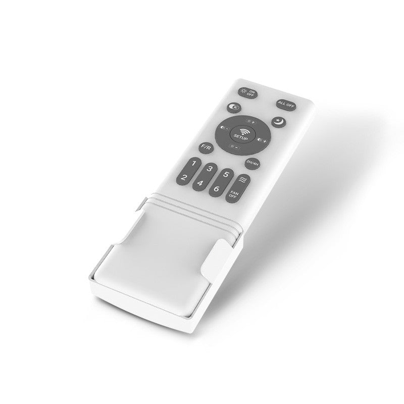 Ventilateur de plafond DC blanc Ø 1320 mm avec luminaire